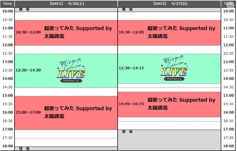 歌ってみた Collection LIVE 〜2025 Spring〜